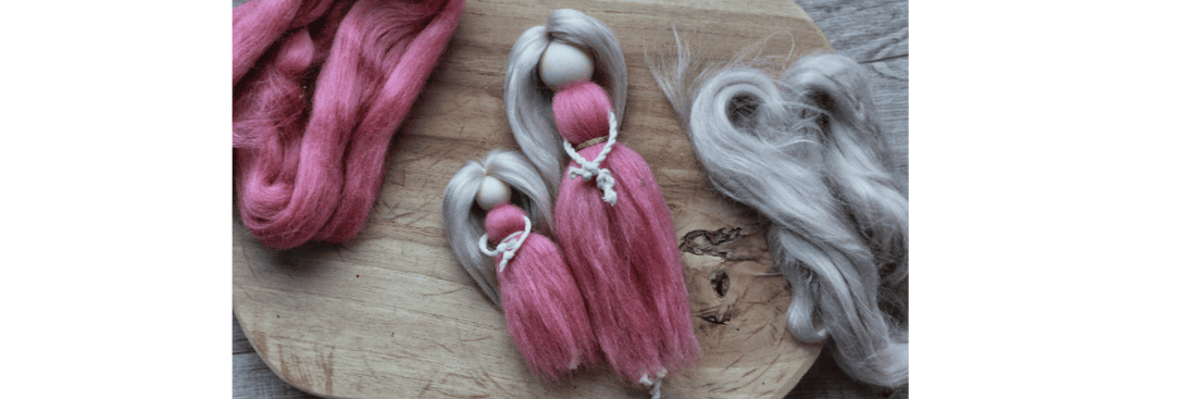 Návod: macramé andělka z rouna a viskózy