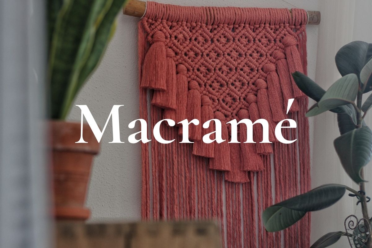 MACRAMÉ návody a kurzy