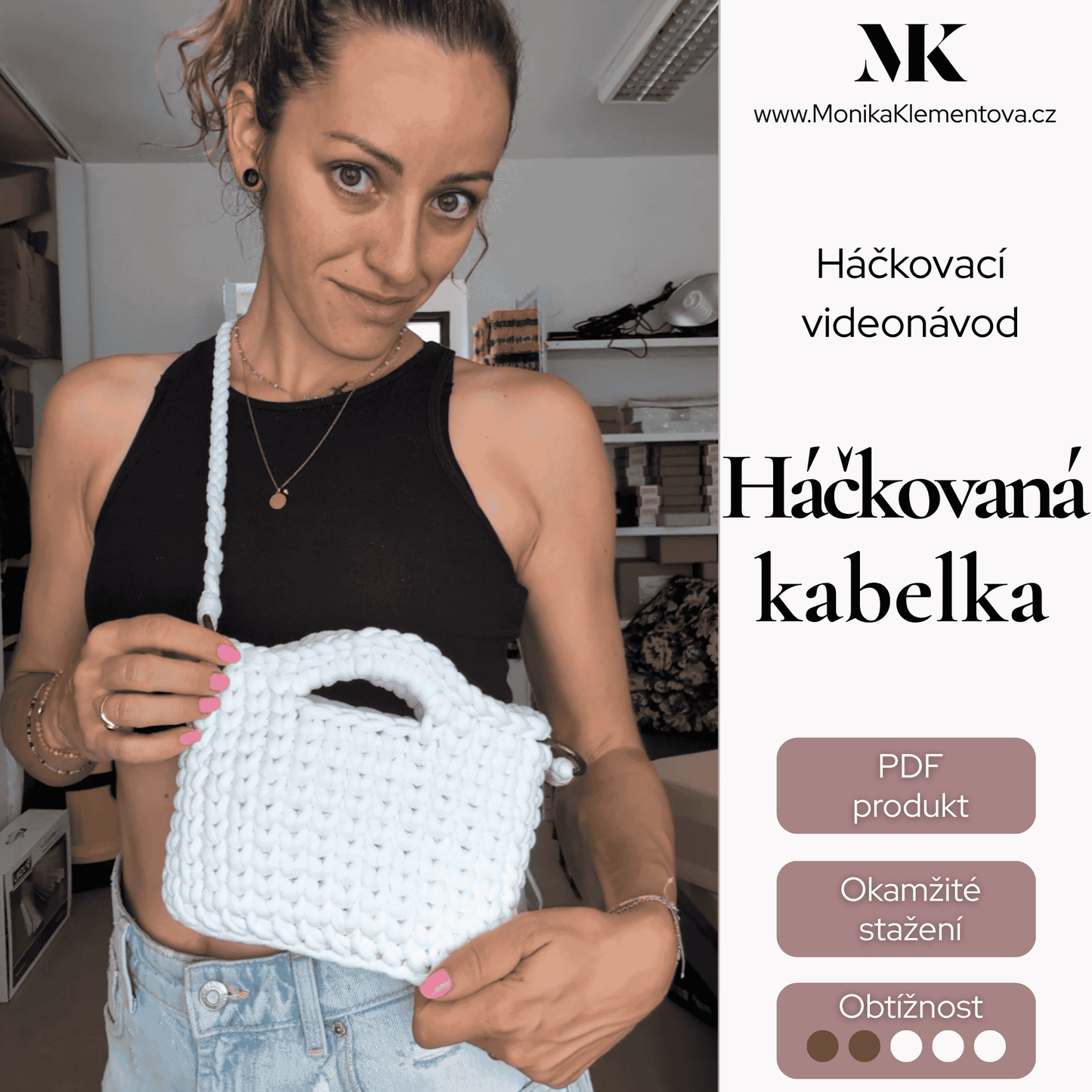 Návod: háčkovaná kabelka